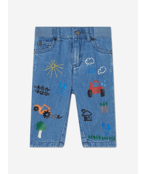 Stella McCartney Baby Boys Slim Fit Jeans in Blue Dans la société mordern