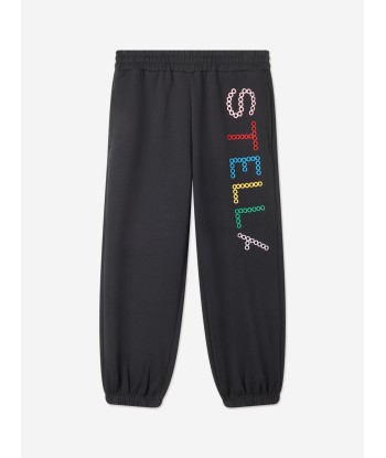 Stella McCartney Girls Logo Joggers in Black les muscles