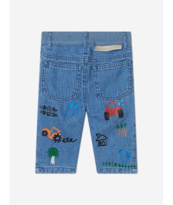 Stella McCartney Baby Boys Slim Fit Jeans in Blue Dans la société mordern