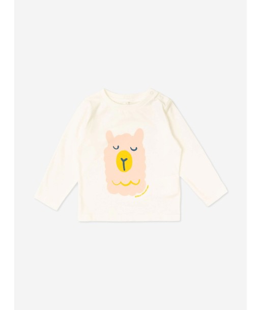 Stella McCartney Baby Girls Alpaca T-Shirt in Ivory En savoir plus