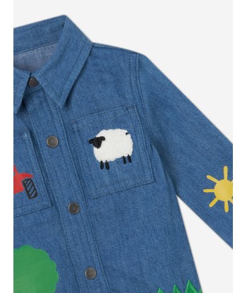 Stella McCartney Baby Boys Denim Shirt in Blue JUSQU'A -70%! 