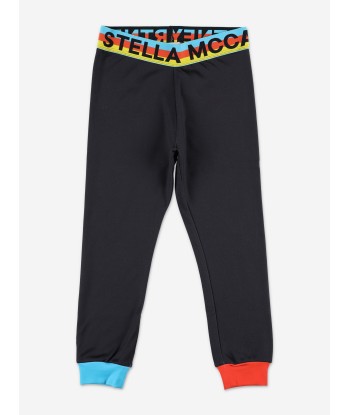 Stella McCartney Kids Logo Ski Leggings in Black ouvre sa boutique