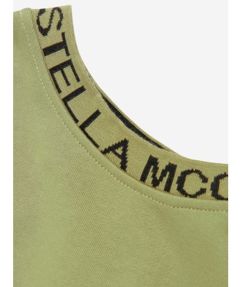 Stella McCartney Boys Pocket Sweatshirt in Green chez Cornerstreet bien 