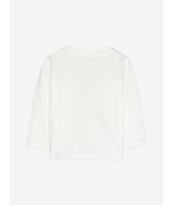 Stella McCartney Baby Horse Logo T-Shirt in Ivory vente chaude votre 