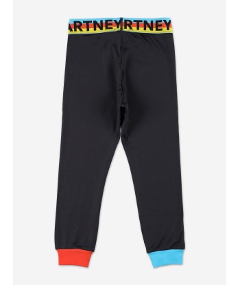 Stella McCartney Kids Logo Ski Leggings in Black ouvre sa boutique