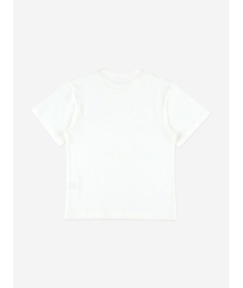 Stella McCartney Girls Circle Logo T-Shirt in Ivory acheter