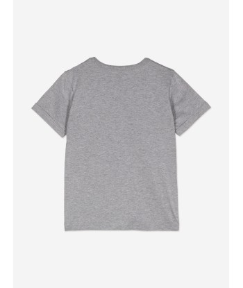 Stella McCartney Girls Tassel Star T-Shirt in Grey pas cheres