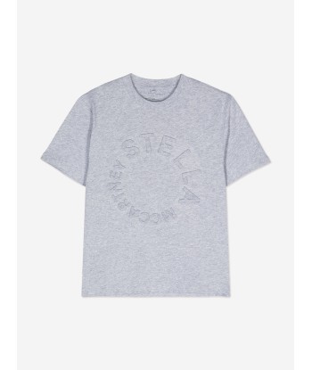 Stella McCartney Boys Circle Logo T-Shirt in Grey Economisez 