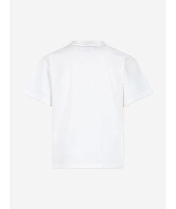 Stella McCartney Boys Circle Logo T-Shirt in Ivory Véritable concentré