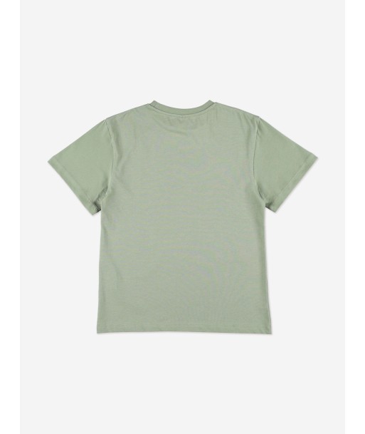 Stella McCartney Boys Logo Block T-Shirt in Green solde