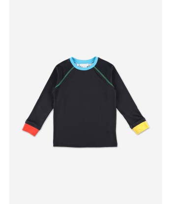 Stella McCartney Kids Thermal Ski Top in Black en linge