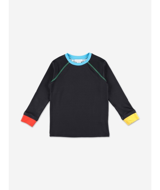 Stella McCartney Kids Thermal Ski Top in Black en linge