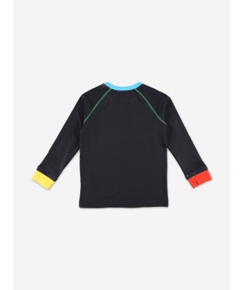 Stella McCartney Kids Thermal Ski Top in Black en linge