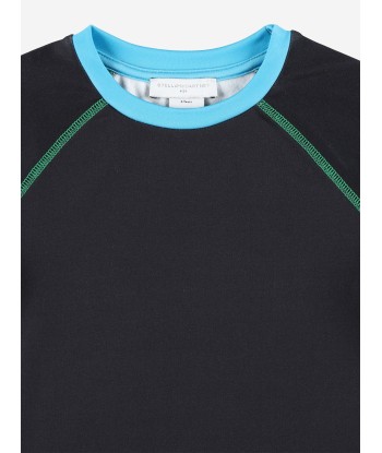 Stella McCartney Kids Thermal Ski Top in Black en linge