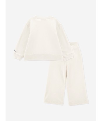 Monnalisa Girls Bouquet Tracksuit in Ivory meilleur choix