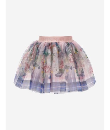 Monnalisa Girls Baroque Floral Skirt in Multicolour Voir les baskets