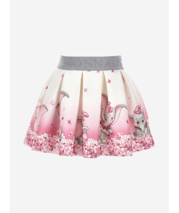 Monnalisa Baby Girls Disney Dumbo Neoprene Skirt in Ivory une grave pollution 