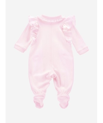 Monnalisa Baby Girls Bow Babygrow in Pink Découvrez la collection