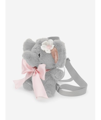 Monnalisa Girls Soft Dumbo Backpack in Grey (25cm) Livraison rapide